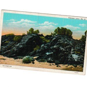 1930-40s Vintage Linen Post Card San Francisco Volcanic Lava